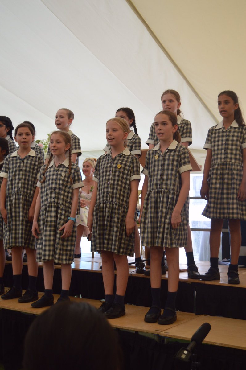 Senior Choir sang beautifully at our Prep Prize Day today. Three part harmony and polyphony plus drum accompaniment and a strong message about finding their voices and listening to each other. A lovely way to finish the event. Well done girls!! 🎶🪘👏👏<a href="/UptonHead/">Rhian Thornton</a> #UptonJourney