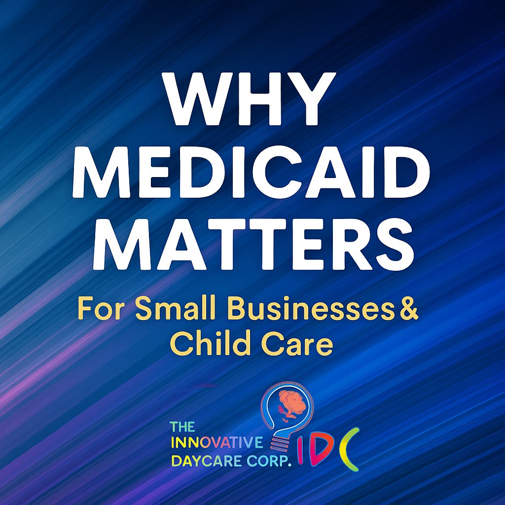 The Innovative Daycare Corp (@daycarecorp) on Twitter photo Medicaid = stability for small biz & child care. 💛
Thanks <a href="/FingerLakes1/">FingerLakes1.com</a> for covering <a href="/GeorgetownCCF/">Georgetown Center for Children and Families</a>’s webinar highlighting why Medicaid matters for educators & families.
📖 Read: fingerlakes1.com/2025/06/30/how…
#MedicaidMatters #ChildCareIsEssential #IDCcares Medicaid = stability for small biz & child care. 💛
Thanks <a href="/FingerLakes1/">FingerLakes1.com</a> for covering <a href="/GeorgetownCCF/">Georgetown Center for Children and Families</a>’s webinar highlighting why Medicaid matters for educators & families.
📖 Read: fingerlakes1.com/2025/06/30/how…
#MedicaidMatters #ChildCareIsEssential #IDCcares