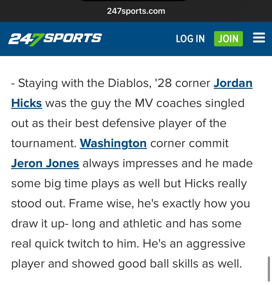 Jordan Hicks (@jordanhicksss) on Twitter photo Appreciate the write up! <a href="/GregBiggins/">Greg Biggins</a> <a href="/247recruiting/">247Sports Recruiting</a> <a href="/missionfootball/">MissionViejoFootball</a> <a href="/Rkoh28/">Ryan koh</a> Appreciate the write up! <a href="/GregBiggins/">Greg Biggins</a> <a href="/247recruiting/">247Sports Recruiting</a> <a href="/missionfootball/">MissionViejoFootball</a> <a href="/Rkoh28/">Ryan koh</a>