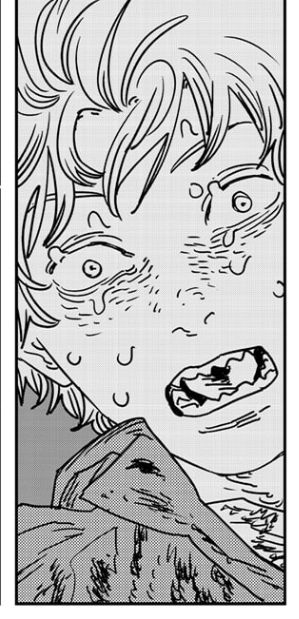 tfwPhoebe's tweet photo. Denji is far from an altruistic hero but he still CARES, the idea that he was taking away people's family and repeating what he did to himself to others broke him because that's what he hates himself for.

Beyond all the attention and love, Denji also wants to be a GOOD person. https://t.co/sQZECy1A3P
