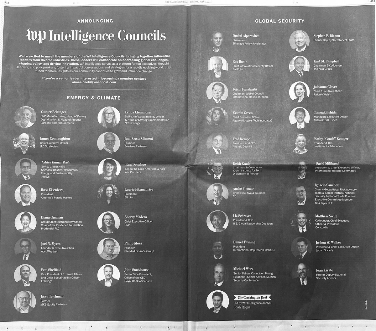 Keith J. Krach (@keithjkrach) on Twitter photo Honored to join these respected leaders on the <a href="/washingtonpost/">The Washington Post</a>ās WP Intelligence Council. Looking forward to working together to address global challenges, shape policy, and advance freedom through trusted technology. Honored to join these respected leaders on the <a href="/washingtonpost/">The Washington Post</a>ās WP Intelligence Council. Looking forward to working together to address global challenges, shape policy, and advance freedom through trusted technology.