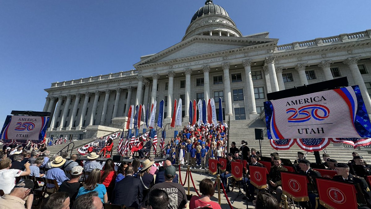 The America 250th celebration has begun at the Utah Capitol Building. We’ll have a story on what this is all about today on <a href="/KSL5TV/">KSL 5 TV</a> at noon.