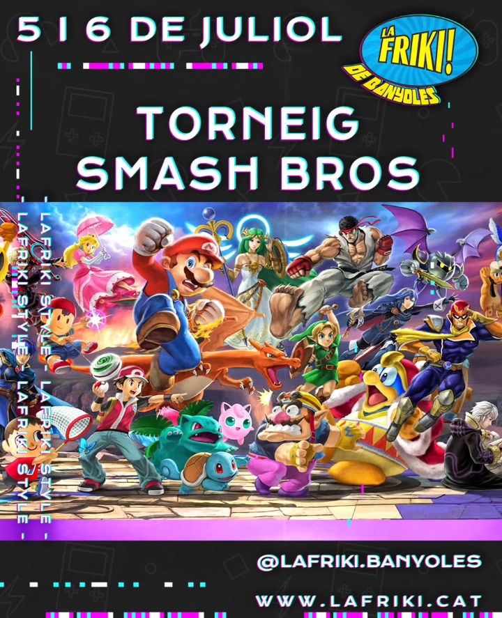 Aquest dissabte 5 estarem a la "friki" de Banyoles organitzant un torneig de smash
terres del nostre company byfabri

⌚️de 13 a 17 estarem per jugar
 - el torneig comença a les 15 
📍Banyoles, Pavelló Esportiu de La Draga
- inscripció allà mateix.
