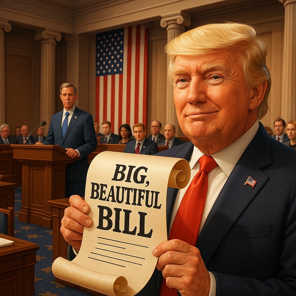 WindInfoUS's tweet image. 🚨 After a grueling 24-hour vote-a-rama, the Senate passed Trump’s sweeping megabill — a mix of spending and tax reforms. But the bill now faces an uphill battle in the House, where GOP infighting over Medicaid cuts and deficit concerns could derail it.

#TrumpBill #USPolitics