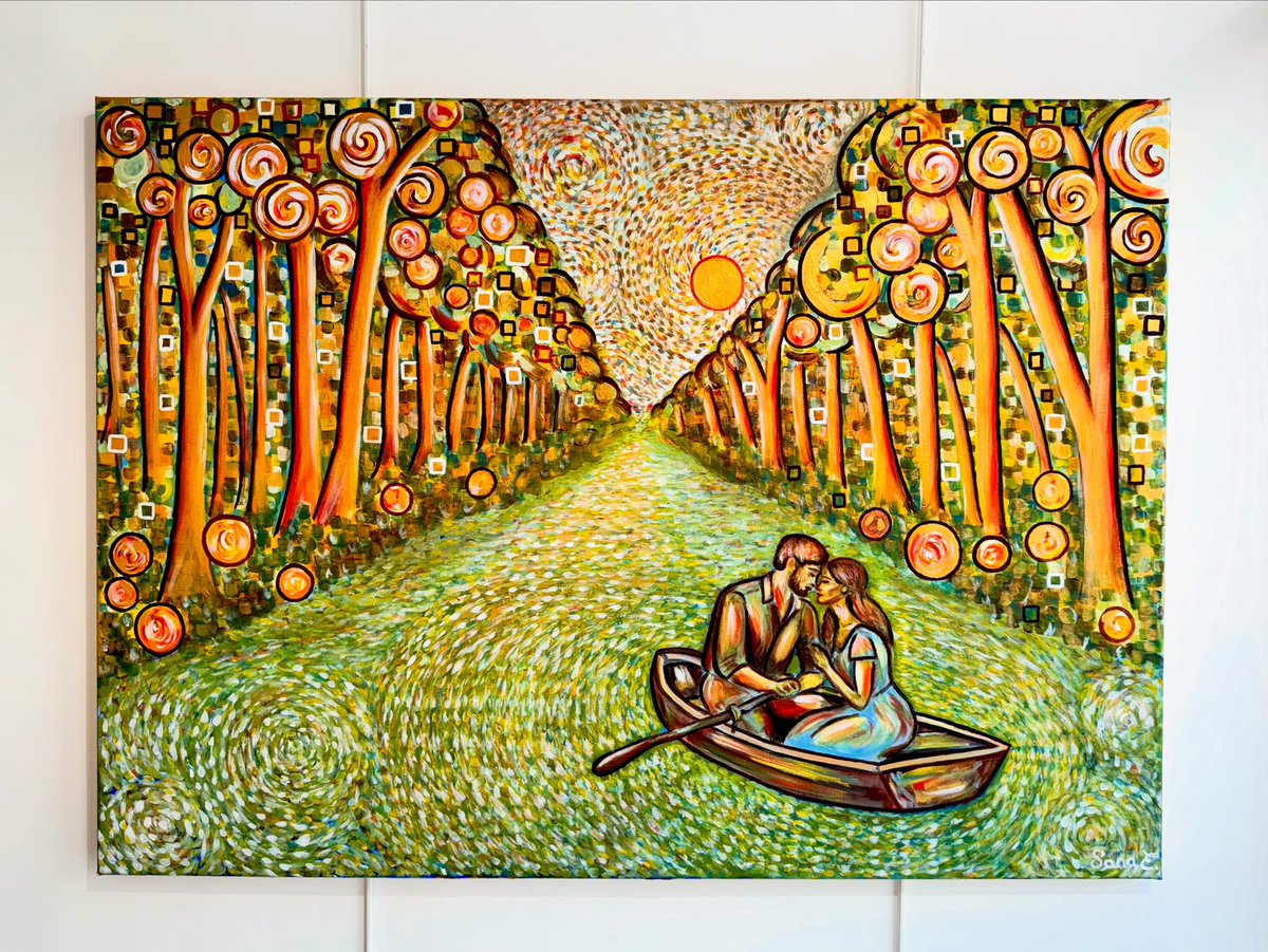 Mon dernier tableau 💛