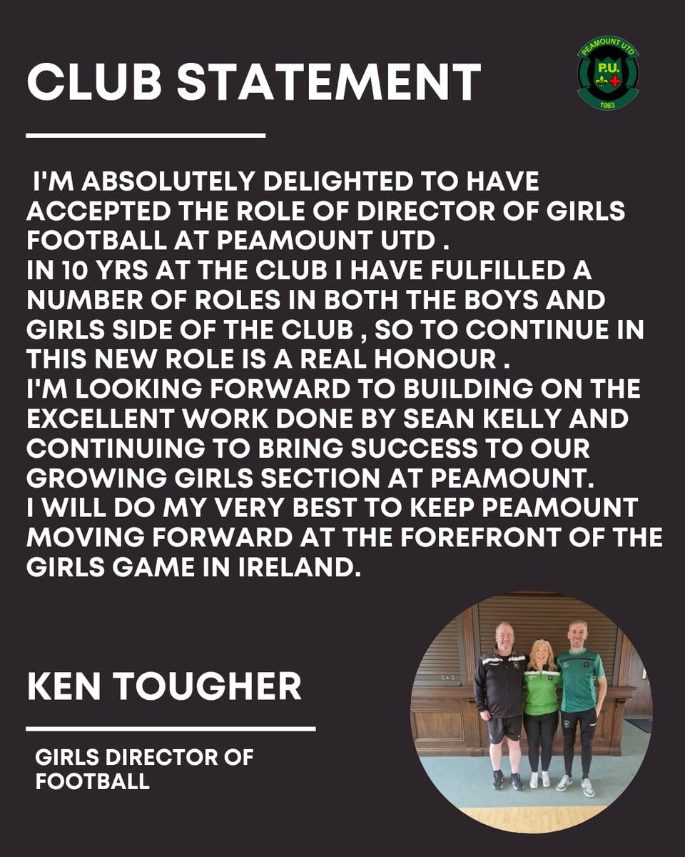 Peamount Utd FC tweet media