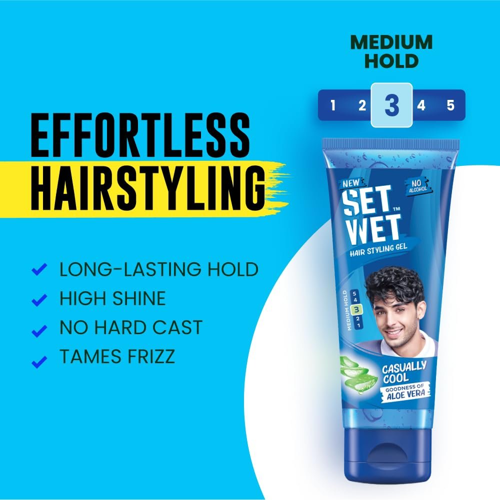 KashiKummari's tweet photo. Set Wet Styling Hair Gel for Men - Casually Cool, 50gm | Medium Hold, High Shine | For Medium to Long Hair |No Alcohol, No Sulphate
Price : -20% ₹40 
M.R.P.: ₹50
Buy Here : https://t.co/ugNTFuiY6S

Customer Review : Good product https://t.co/TKb0zIxY2f