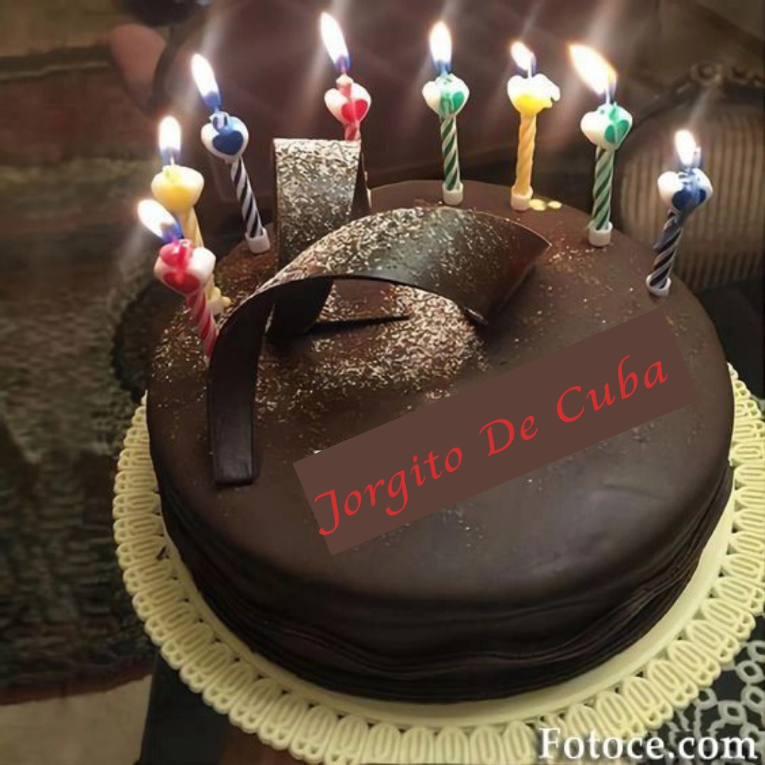Felicidades a mi hermanito lindo Jorge López, te quiero un montón. 
Festejemos con Chocolate. 
Besitos. 
Y al que no le guste que se mude de Cuadra