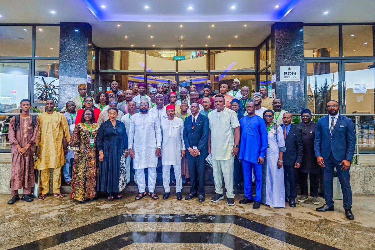 Dr. Mustapha Abdullahi CEng MIMechE (@dr_a_mustapha) on Twitter photo I led a two day Management Retreat at BON Hotel Octagon, Abuja, focused on public sector reforms and the ECN Act Amendment Bill. The retreat brought together ECN Directors, senior management, and the Honourable Minister of Innovation, Science and Technology, <a href="/ChiefUcheNnaji/">HM Uche Geoffrey Nnaji</a>, to I led a two day Management Retreat at BON Hotel Octagon, Abuja, focused on public sector reforms and the ECN Act Amendment Bill. The retreat brought together ECN Directors, senior management, and the Honourable Minister of Innovation, Science and Technology, <a href="/ChiefUcheNnaji/">HM Uche Geoffrey Nnaji</a>, to