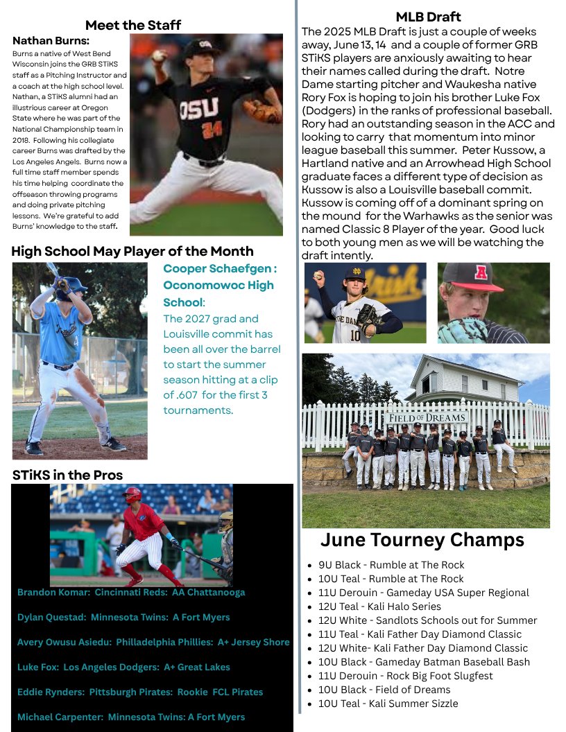 Check out our latest newsletter for July.  Lots happening.