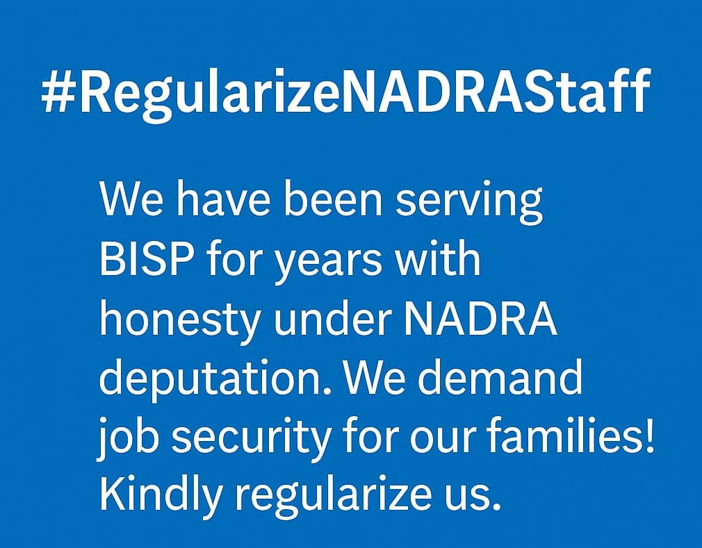 Shairyarzai's tweet photo. After years of dedicated service, our team has become the backbone of NSER. Dismissing us will not only disrupt operations but also betray the trust of countless families who rely on our work. We deserve justice and recognition!  

#NSERStaffDeserveJustice
@HamidMirPAK https://t.co/HIMpSg2x07