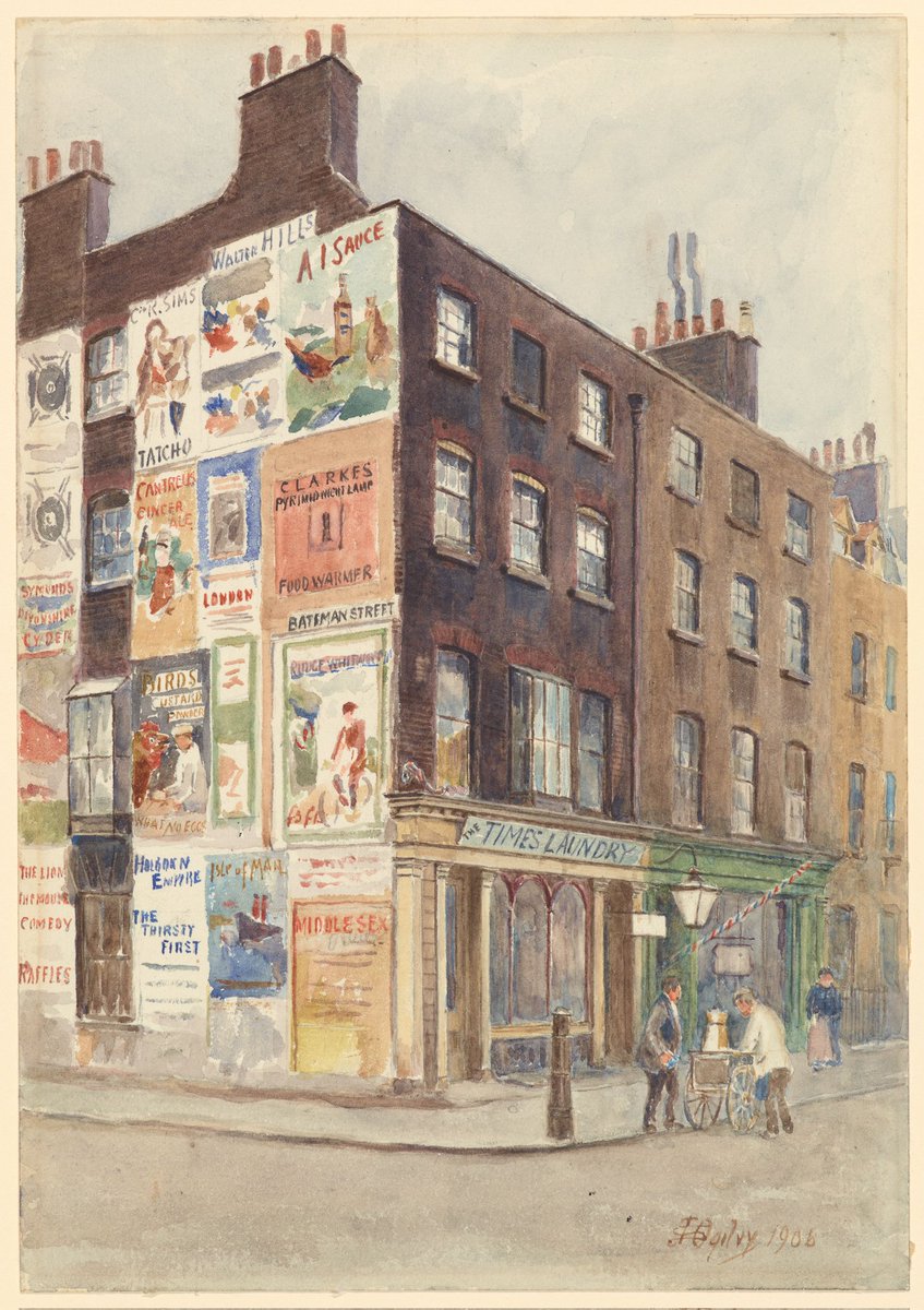 'Jack's Coffee House, Dean Street' (from 'Relics &amp; Memorials of London City', 1910) by James Ogilvy