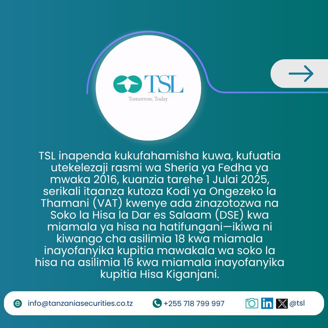 Tanzania Securities Limited tweet media