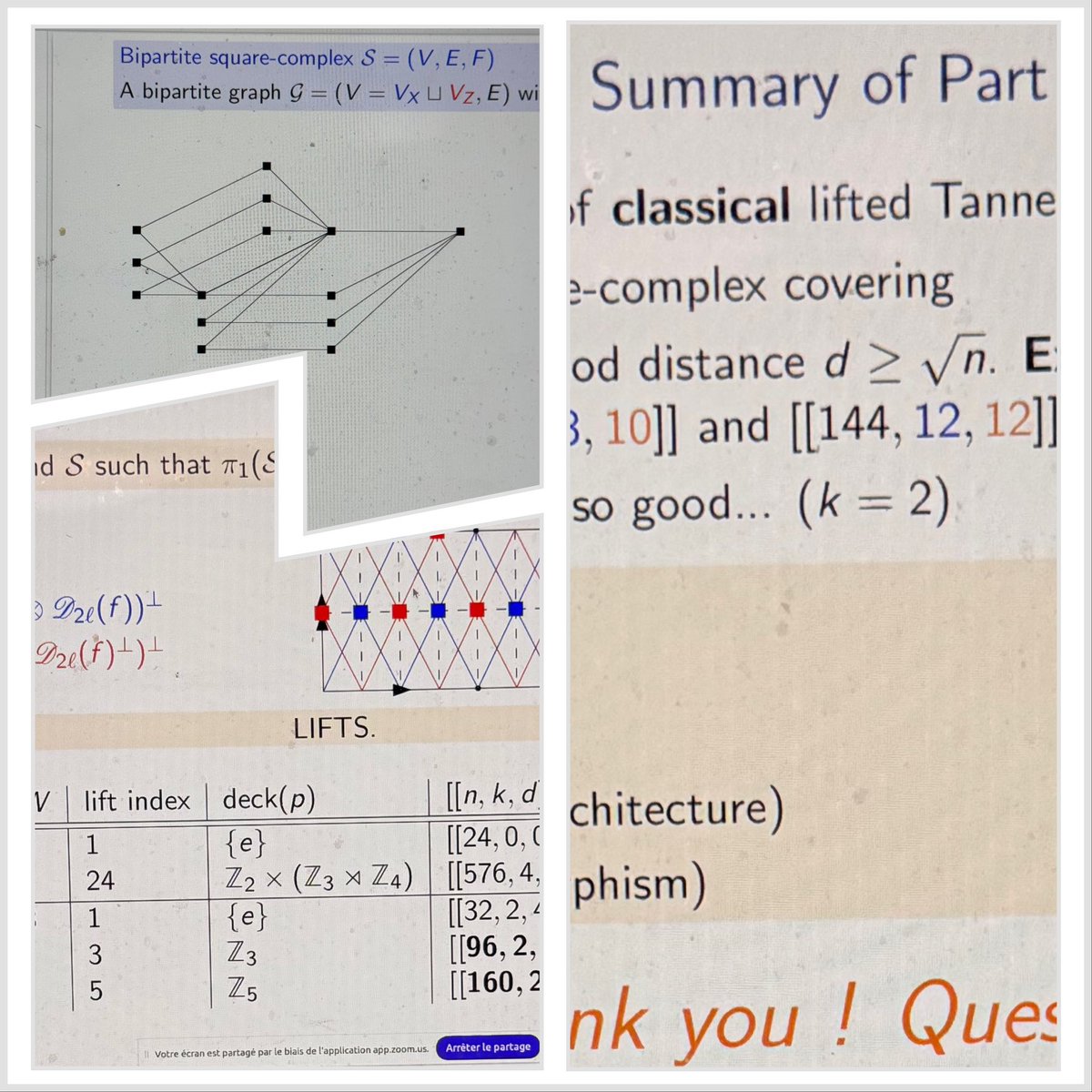 jenseisert's tweet image. Summer is back, and so are our garden seminars on #quantumerrorcorrection. Thanks so much, @GuemardVirgile, for the compelling talk on lifted quantum Tanner codes.