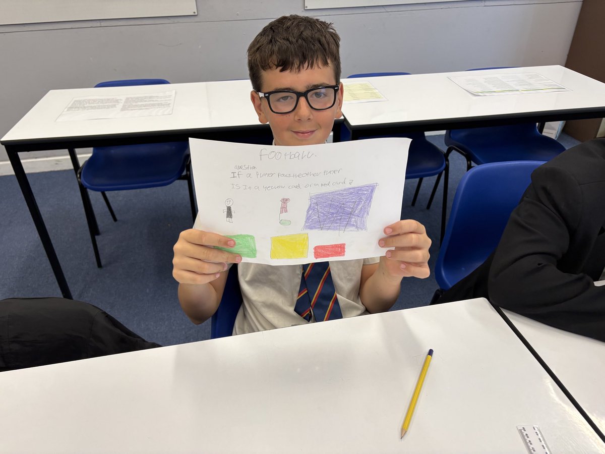 DerbyHighMaths's tweet image. Experience week is off to a flying start in the maths department!

Students workshopped ideas for a QR code trail to be created tomorrow.

Here are the groups which looked at sport and climate change questions showing off their ideas:

@derbyhighbury  #enrichment #experienceweek