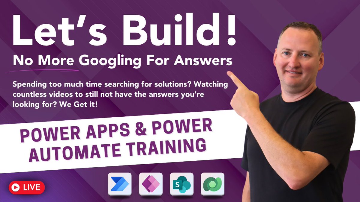 Built some apps and flows by clicking around and watching videos? That’s a great start! But if you’re looking for something more, this course is for you. Get the full picture of #PowerApps and #PowerAutomate, with the guidance you’ve been missing. 

powerapps911.com/power-apps-and…