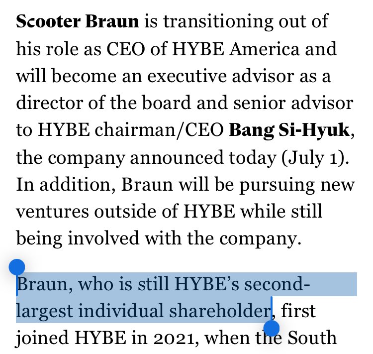 this seems like good news at first but unfortunately he’s still on the board of directors and the second largest shareholder in the company :///////

i need him FULLY GONE !!!!! 

zionist loser !!!!!