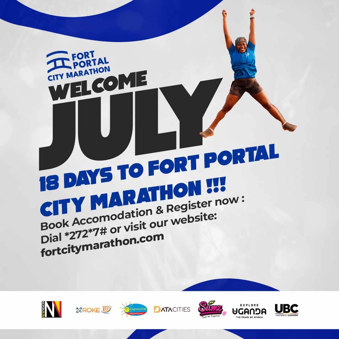 Miss Tourism Tooro Akankunda Rachael (@akankunda10953) on Twitter photo The Tourism city is calling 🤙🤙
Lace up the ultimate challenge, feel the energy and run through the heart of Fort Portal.
<a href="/FPcitymarathon/">Fort Portal City Marathon</a>
<a href="/sumz_snacks/">SUMZ</a> <a href="/CapitalFMUganda/">Capital FM Uganda</a> <a href="/newvisionwire/">The New Vision</a> <a href="/DataCitiesUg/">DataCities Initiative</a> <a href="/ubctvuganda/">UBC UGANDA</a> <a href="/ExploreUganda/">Explore Uganda 🇺🇬</a> The Tourism city is calling 🤙🤙
Lace up the ultimate challenge, feel the energy and run through the heart of Fort Portal.
<a href="/FPcitymarathon/">Fort Portal City Marathon</a>
<a href="/sumz_snacks/">SUMZ</a> <a href="/CapitalFMUganda/">Capital FM Uganda</a> <a href="/newvisionwire/">The New Vision</a> <a href="/DataCitiesUg/">DataCities Initiative</a> <a href="/ubctvuganda/">UBC UGANDA</a> <a href="/ExploreUganda/">Explore Uganda 🇺🇬</a>