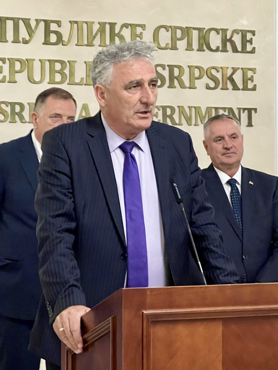 On the 150th anniversary of the First Nevesinje Rifle, top Republika Srpska officials — including President Milorad Dodik, Prime Minister Radovan Višković, and Nevesinje Mayor Milenko Avdalović — gathered in Banja Luka today to reflect on the historic uprising and unveil plans