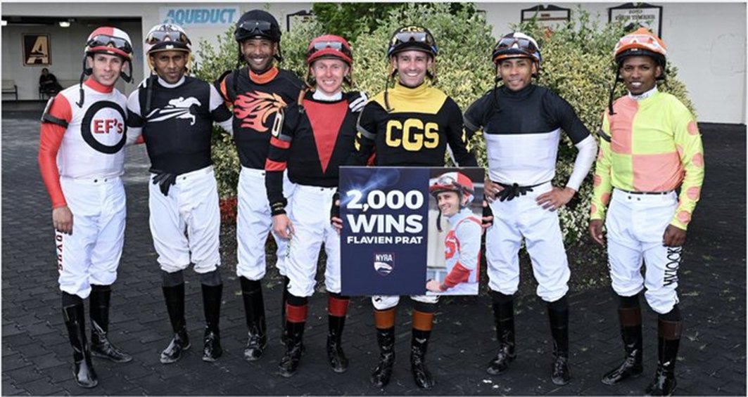 Racing Stats & Info (@garydougherty) on Twitter photo Flavien Prat wins five 5⃣ races Friday at the Belmont at the Big A Meet.
Won the finale aboard Jena Antonucci's Global Prosperity. <a href="/jenaantonucci/">Jena Antonucci | Thoroughbred Trainer</a>
His fourth win on the card was his 2,000th in the U.S./Canada - 22%. Iron Max, Brad Cox. 1st, 2010. Flavien Prat wins five 5⃣ races Friday at the Belmont at the Big A Meet.
Won the finale aboard Jena Antonucci's Global Prosperity. <a href="/jenaantonucci/">Jena Antonucci | Thoroughbred Trainer</a>
His fourth win on the card was his 2,000th in the U.S./Canada - 22%. Iron Max, Brad Cox. 1st, 2010.