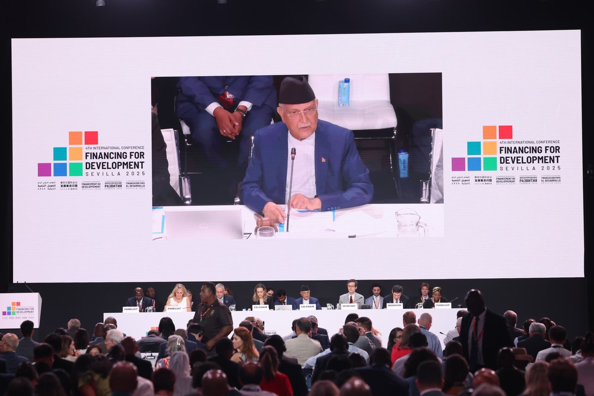 Co-chaired Multi stakeholder roundtable today with the Minister of State and Foreign Affairs of Portugal on “Revitalizing Development Cooperation.” 
Inspiring discussions with global leaders! #FfD4 #Spain