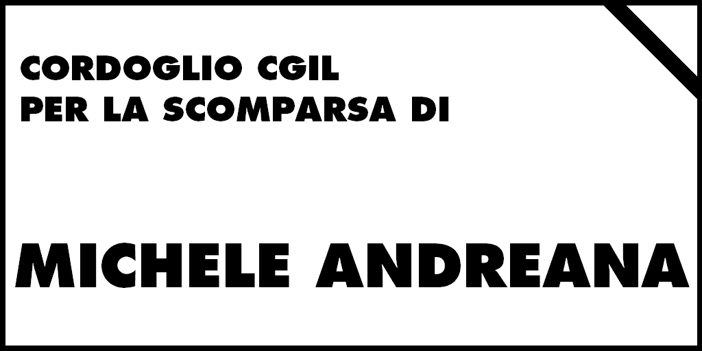 🟥 CORDOGLIO CGIL PER LA SCOMPARSA DI MICHELE ANDREANA 👇
cgilmodena.it/?p=100817

<a href="/cgilnazionale/">CGIL Nazionale</a> <a href="/ERCGIL/">CGIL Emilia-Romagna</a> <a href="/collettiva_news/">Collettiva</a> <a href="/danieledieci/">daniele dieci</a> <a href="/PinelliFederica/">federica pinelli</a>