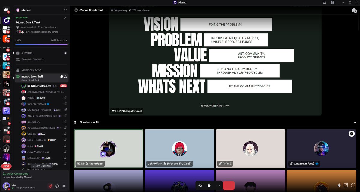 monad shark tank so much fun good vibes!!