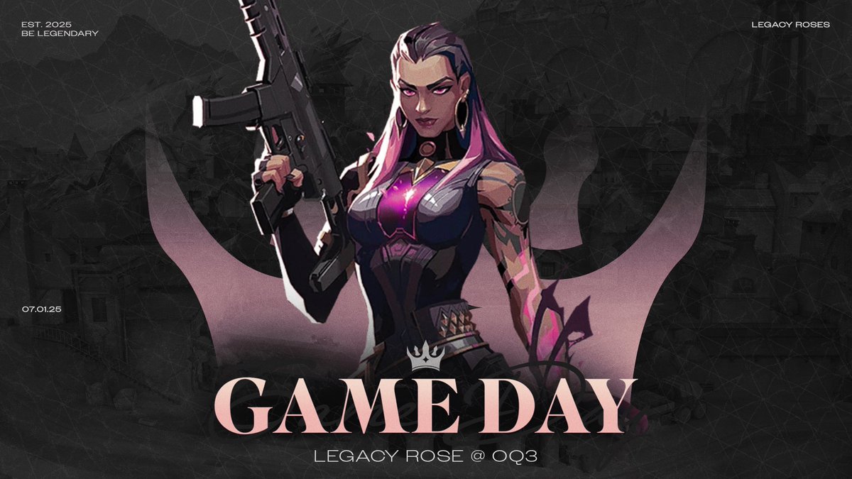 Legacy Queendom (@lgcyqueendom) on Twitter photo It’s gameday for Legacy Rosé!
Today the girls take on GC OQ3!
🌹<a href="/Psyncc_/">Psyncc | Jazzypoo虎</a>
🌹<a href="/Vexnss/">Vex | Nessa</a>
🌹<a href="/Itz_Katii/">Kati</a>
🌹<a href="/chitofps/">jor</a>
🌹<a href="/kaitlynballs/">GERALD</a>
Wish them luck! 💕
It’s time to #BELEGENDARY It’s gameday for Legacy Rosé!
Today the girls take on GC OQ3!
🌹<a href="/Psyncc_/">Psyncc | Jazzypoo虎</a>
🌹<a href="/Vexnss/">Vex | Nessa</a>
🌹<a href="/Itz_Katii/">Kati</a>
🌹<a href="/chitofps/">jor</a>
🌹<a href="/kaitlynballs/">GERALD</a>
Wish them luck! 💕
It’s time to #BELEGENDARY