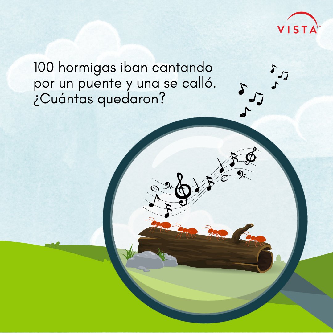 ¿Cuál es la respuesta a este acertijo?
Piénsalo bien antes de responder... 😉
¡Y comparte con tus estudiantes de #español!