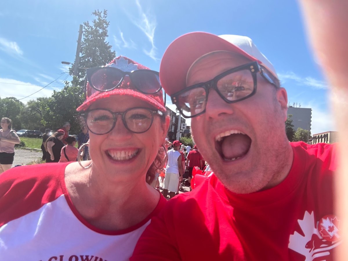 VincentGeorgie's tweet image. Happy Canada Day, Mme Grand Marshall @PattyHandysides 

Our gratitude to the ultimate ringmaster @RenaldoAgostino #YQG