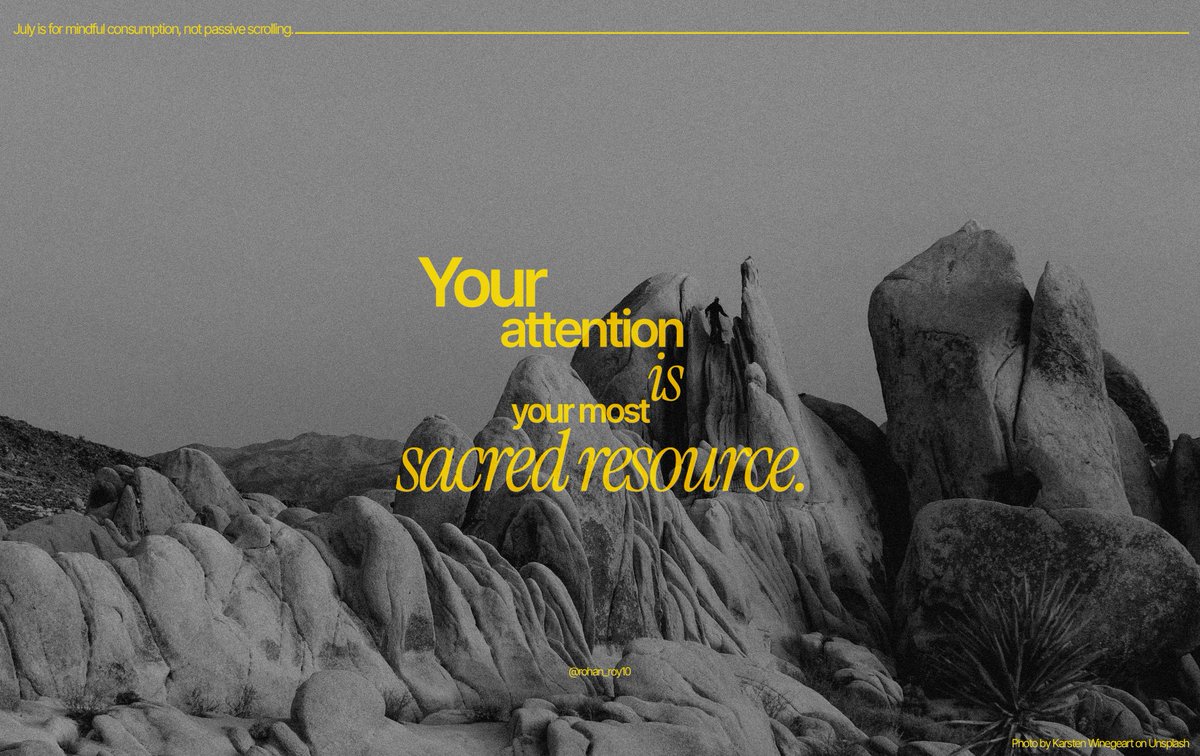 rohan_roy10's tweet image. July is here.
Half the year behind us. Half still waiting.
To ground you in the present, I’ve designed a new set of calendar wallpapers thoughtful, calm, and made to meet you where you are(1/2)
✨ Save.
📤 Share.
🧭 Align.
#JulyWallpaper #MindfulDesign #DigitalCalm #WallpaperDrop