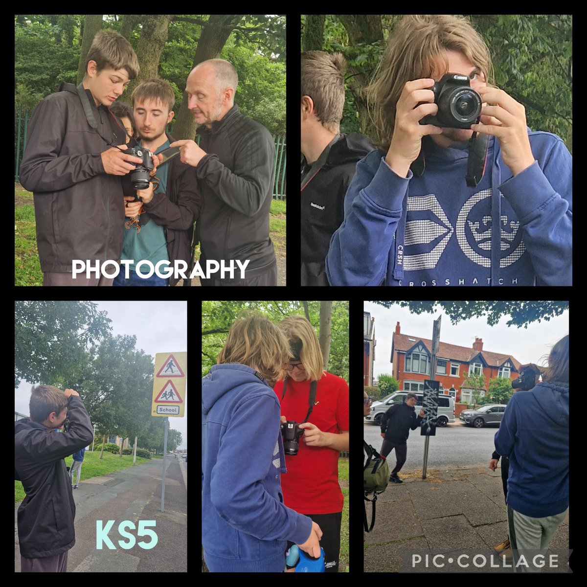 PCABlackpool's tweet image. Our KS5 Photography group have been out in the community snapping key images as they focused on the topic of transport. They took lots of photos of cars, buses, bridges and traffic lights before picking their favourites to create a magazine article for their peers! 📸  @PCAOracle
