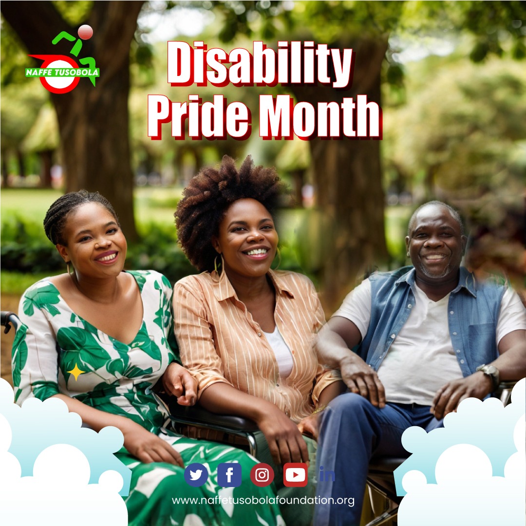 It is July, and that means it is #DisabilityPrideMonth! 
A month where we celebrate positive role models who challenge misconceptions about disability. 
For this year's edition, we shall spotlight 🇺🇬's entrepreneurs with disabilities. #NaffeTusobola