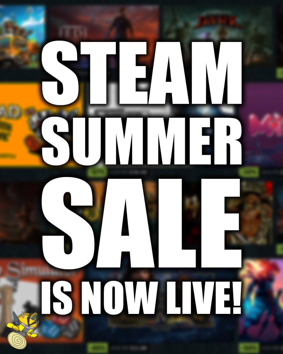 🤩 The Steam Summer Sale is now live!! 🤩

What's your favourite game in the sale you recommend everyone buy ASAP? 🤔

#SteamSummerSale