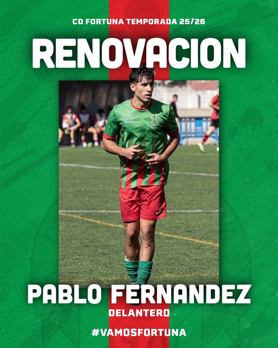 RENOVACIÓN | PABLO FERNÁNDEZ

Pablo Fernández renueva y seguirá vistiendo nuestra camiseta la temporada que viene. 

#VamosFortuna
