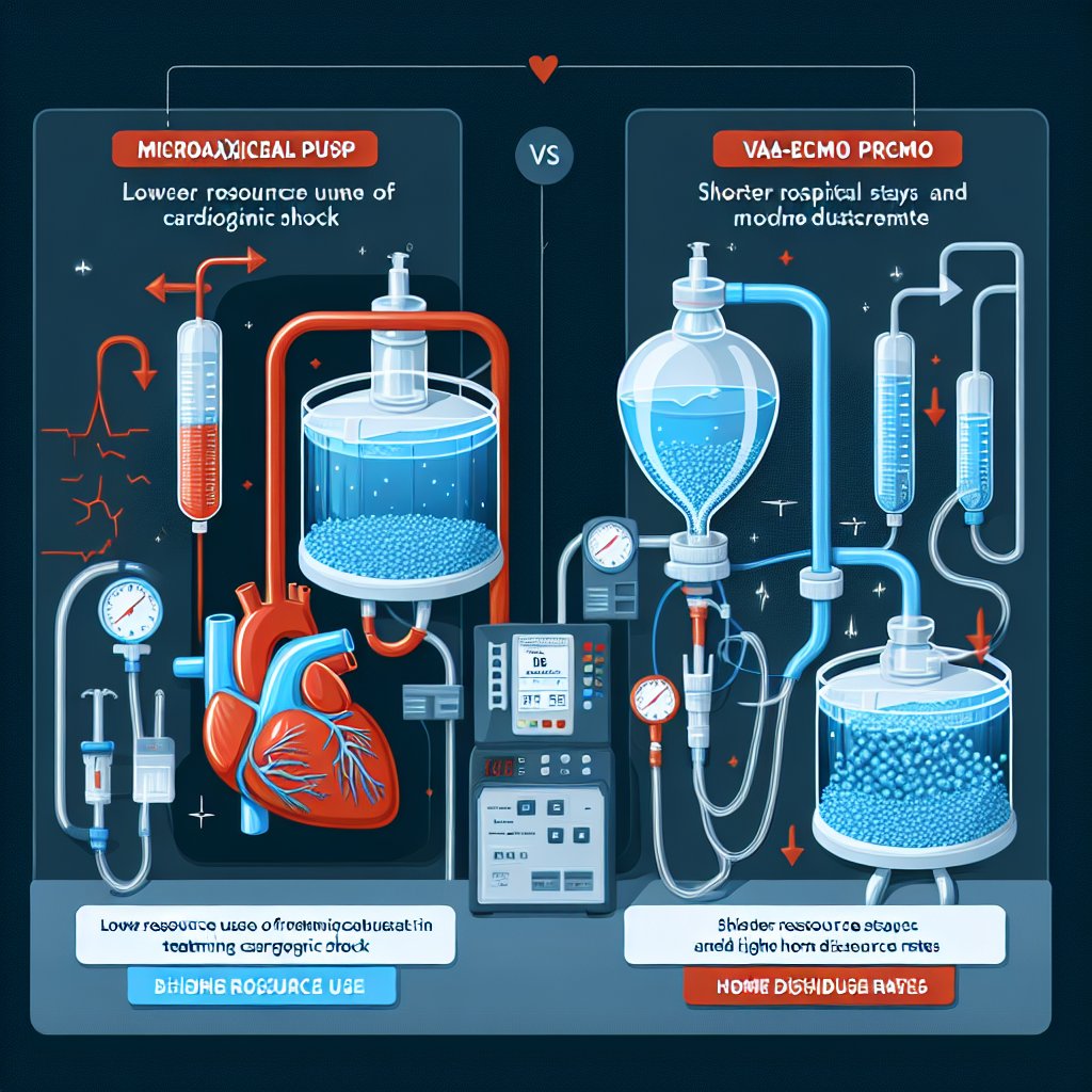 HearttNews's tweet photo. Microaxial flow pumps show lower resource use than VA-ECMO in treating cardiogenic shock, with shorter hospital stays, lower costs, and higher home discharge rates. #CardiogenicShock #HealthcareCosts https://t.co/QXNj1r8BWd https://t.co/M55ojLhb09