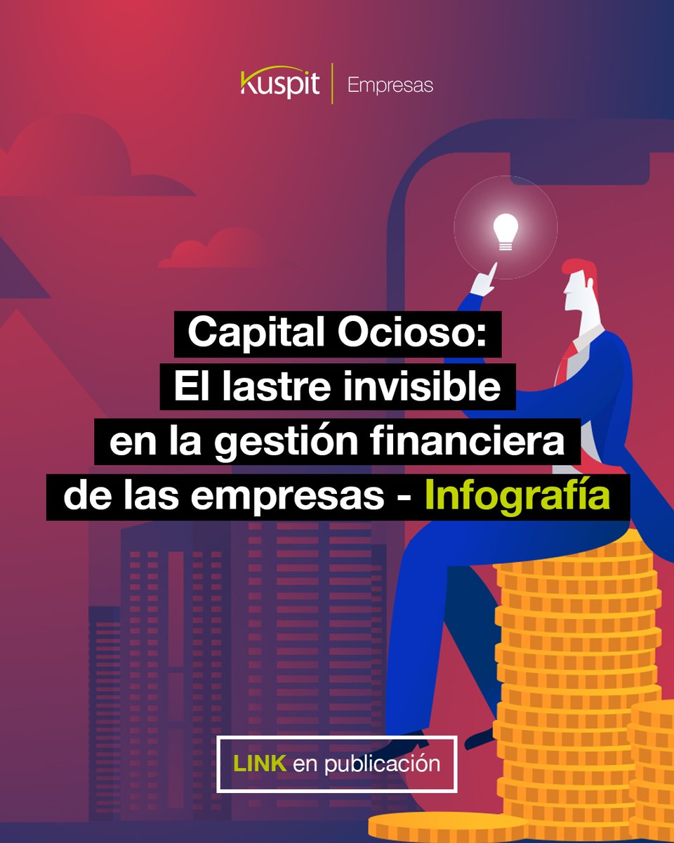 Capital ocioso: el lastre invisible en la gestión financiera de las empresas

Descubre por qué es tan importante poner a trabajar tus recursos y cómo hacerlo de forma estratégica. 👇

📊 Checa la infografía en nuestro blog:
🧠 bit.ly/46jVIMI
