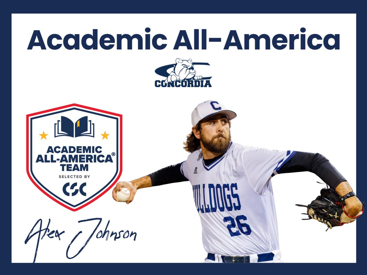 ⭐ CSC Academic All-American ⭐
➡️ Second Team

⚾ Alex Johnson | Olathe, KS

🔗 cune.edu/athletics/team…