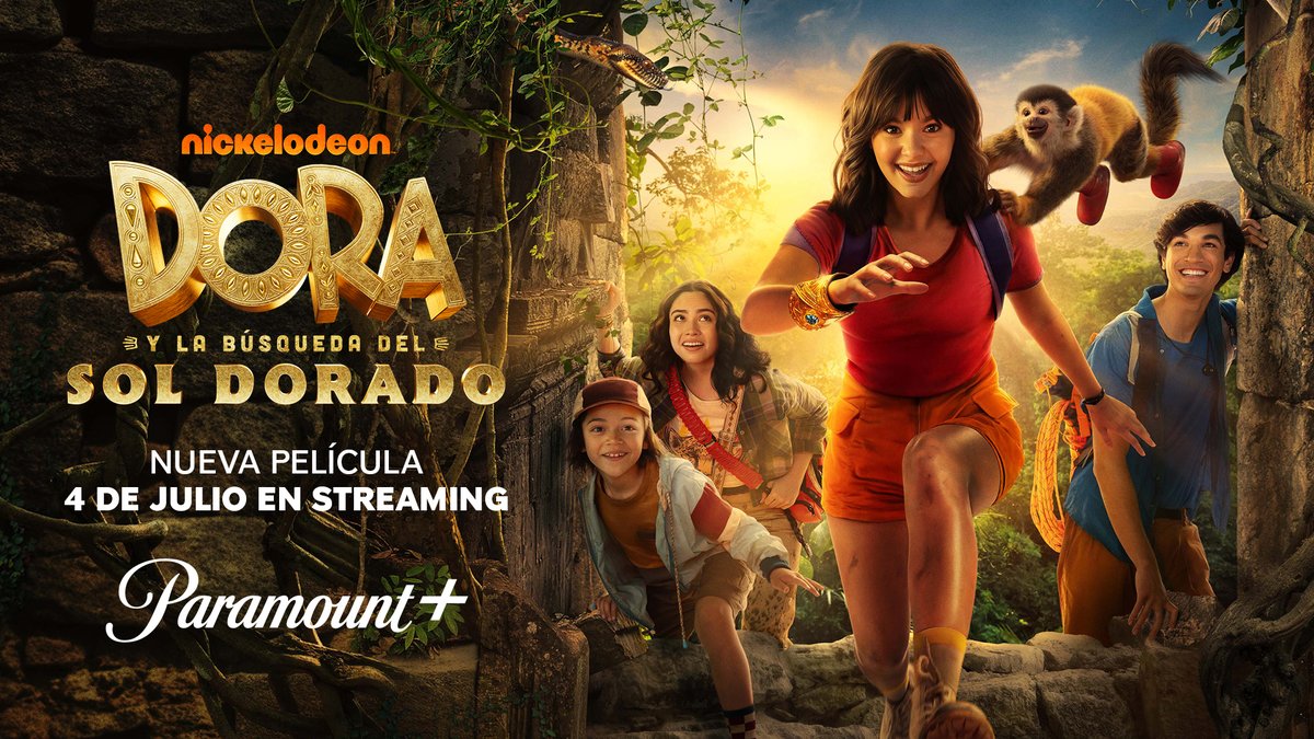 El tesoro llama... Dora y sus amigos tendrán que prepararse para la aventura ¡MÁS GRANDE DE SUS VIDAS! 🤩🐒🗺️

Dora y La Búsqueda del Sol Dorado, una nueva peli, se estrena el 4 de julio en #ParamountPlus ☀️🪙