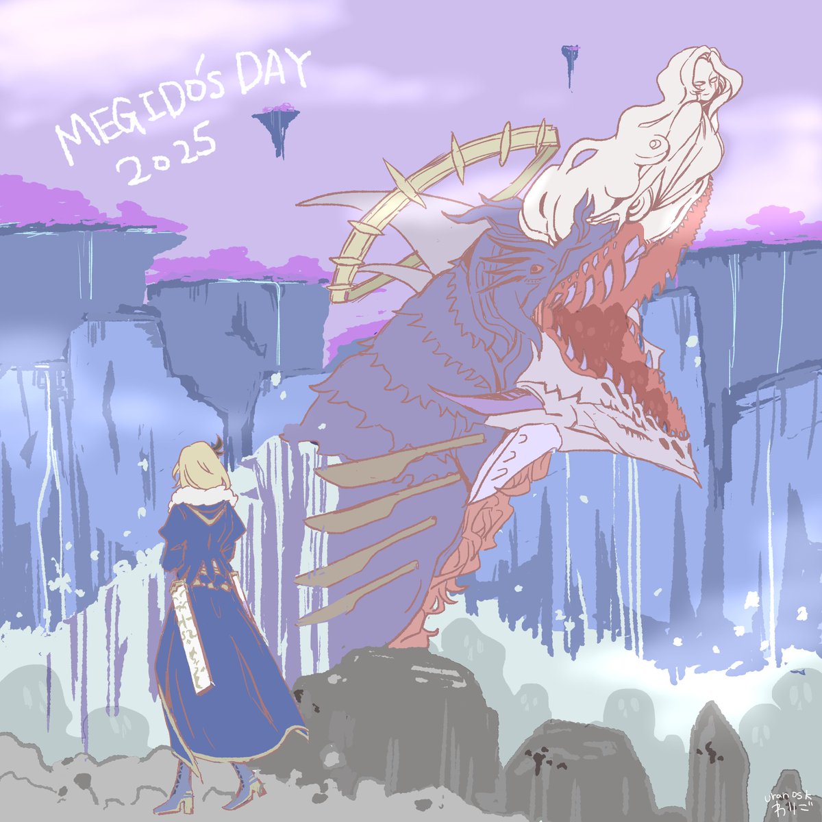 #メギド72ファンアート展 
#メギドの日
おメギド！
ずっと描きたかったものをかきました
