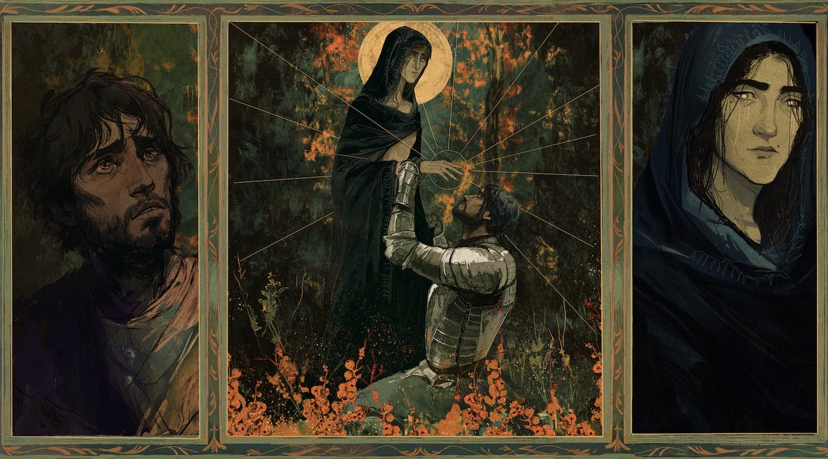 #jayvik elden ring AU with frenzied flame touched vik 👀 - commission for <a href="/threadedcanes/">nat</a>