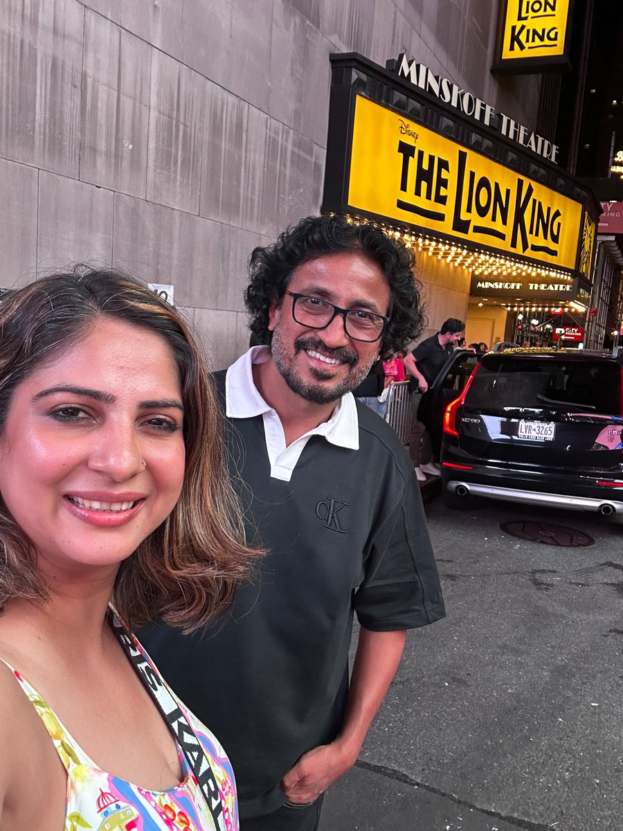 vinodkapri's tweet image. One of the thing , which is completely UNAVOIDABLE and UNMISSABLE , if you’re in New York is Broadway musical !
Out of the world experience ❤️
Thank you @BroadwayWorld for THE LION KING.
Simply loved it.
@sakshijoshii