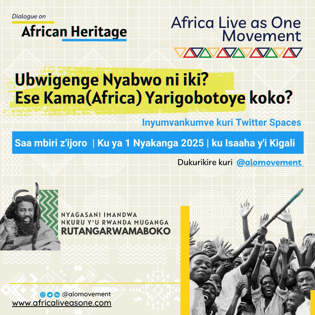 Africa Live as One Movement (@alomovement) on Twitter photo 🛑Mukanya 20h00 turakurikira ikigisho kigaruka k'ubwigenge, muze twige tuganire. <a href="/RTANGARWMABOKO/">Muganga RUTANGARWAMABOKO</a> 🛑Mukanya 20h00 turakurikira ikigisho kigaruka k'ubwigenge, muze twige tuganire. <a href="/RTANGARWMABOKO/">Muganga RUTANGARWAMABOKO</a>