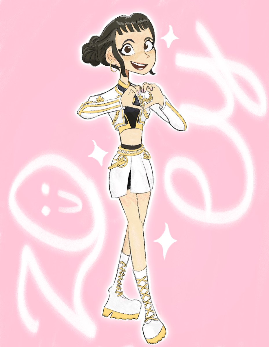 rileyslidey's tweet image. zoey‼️(retweeted cuz I didn’t like the bg😭) #kpopdemonhunters