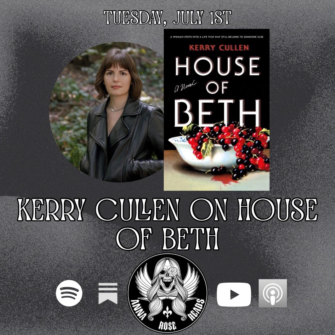 Anna (@anna_rose_reads) on Twitter photo New author interview with debut author, <a href="/kermichele/">kerry cullen</a>! While her novel House of Beth doesn’t hit shelves until July 15th (from <a href="/simonschuster/">Simon & Schuster</a>), we managed to have a spoiler free conversation about unique hauntings, expectations, and living authentically. See links below! New author interview with debut author, <a href="/kermichele/">kerry cullen</a>! While her novel House of Beth doesn’t hit shelves until July 15th (from <a href="/simonschuster/">Simon & Schuster</a>), we managed to have a spoiler free conversation about unique hauntings, expectations, and living authentically. See links below!