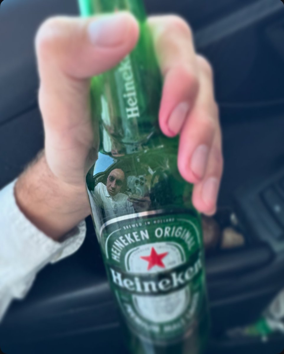 I don’t recognize the reflection I see in the bottle when it’s full.

Just the man I feel like when it’s empty.