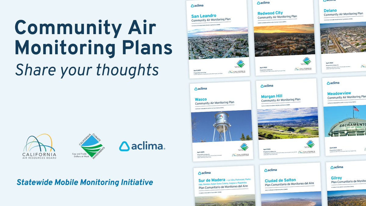 As mobile monitoring vehicles begin to map underserved communities across California, a new public comment period is now open for parts of the 62 Community Air Monitoring Plans still under review.

Submit comments by July 17 ➡ arb.ca.gov/statewide-mobi…