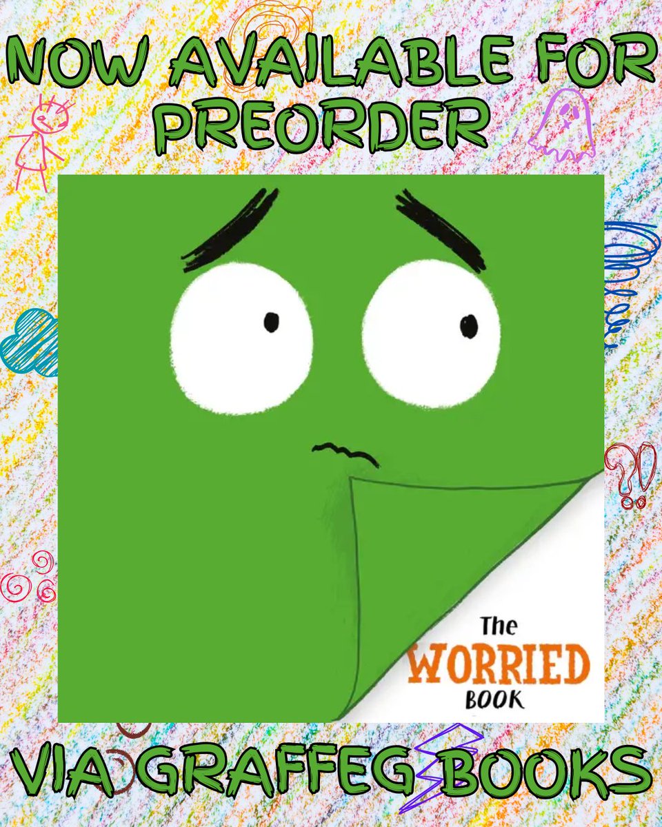 😟📘 Preorders are now open for #THEWORRIEDBOOK by <a href="/HowPearlstein/">Howard Pearlstein</a>, illustrated by James Munro! This thoughtful #picturebook is the second in a series, helping little ones explore big feelings with care and clarity. 

📚 Preorder now: graffeg.com/products/the-w… 
📅 Out August 2025