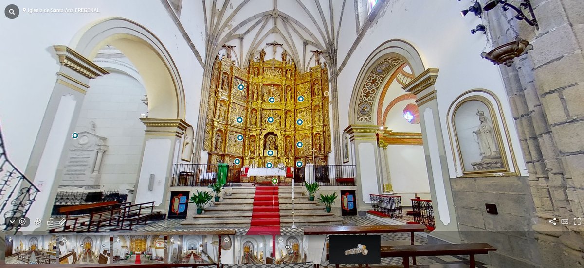 Realiza recorridos virtuales por los principales monumentos de #Fregenal. 
📌 Información: turismo.fregenaldelasierra.es/index.php/es/f…
