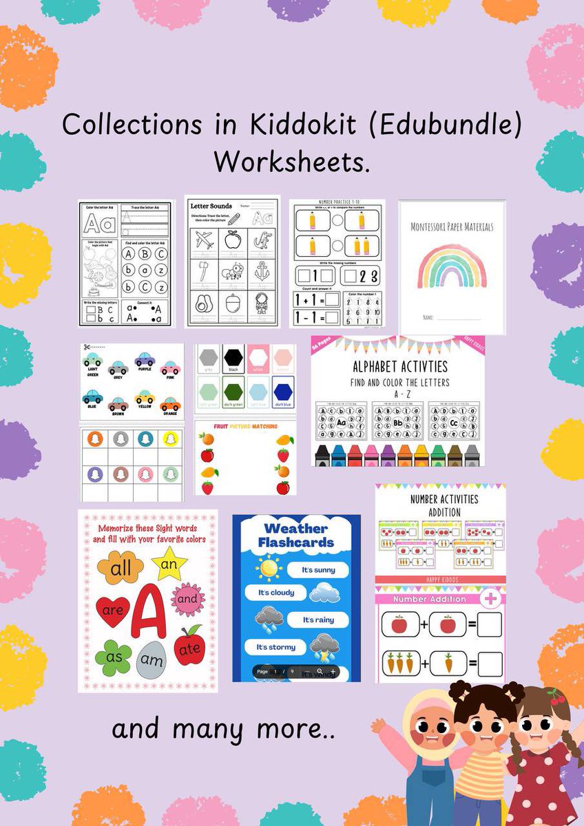 _teahany's tweet photo. 🎉 Belajar sambil main? YES PLEASE!
📚 Worksheet comel-comel ni sesuai untuk anak kecil:
💛 Mewarna + Kira
💛 Tambah + Padankan
💛 Semua dalam 1 set PDF cetak sendiri
Nak yang seronok &amp; berwarna-warni?
Klik je link kat bio https://t.co/HOwpMcpPN6